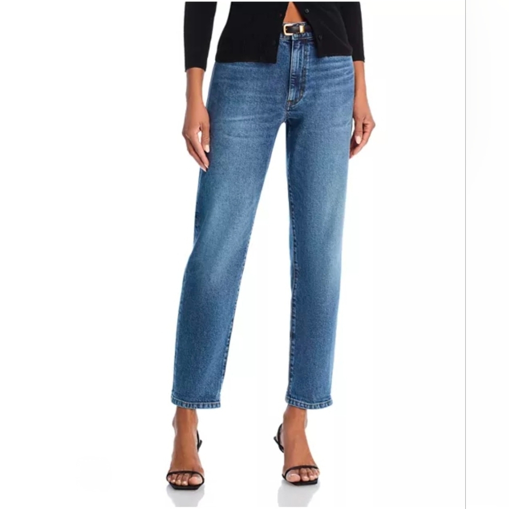 Frame Womens The Borrowed Midrise Straight Leg Jeans Size 27 NWT $258  Famous